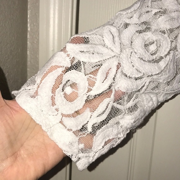 Pink Blush Maternity tunic beautiful white lace - Picture 3 of 5